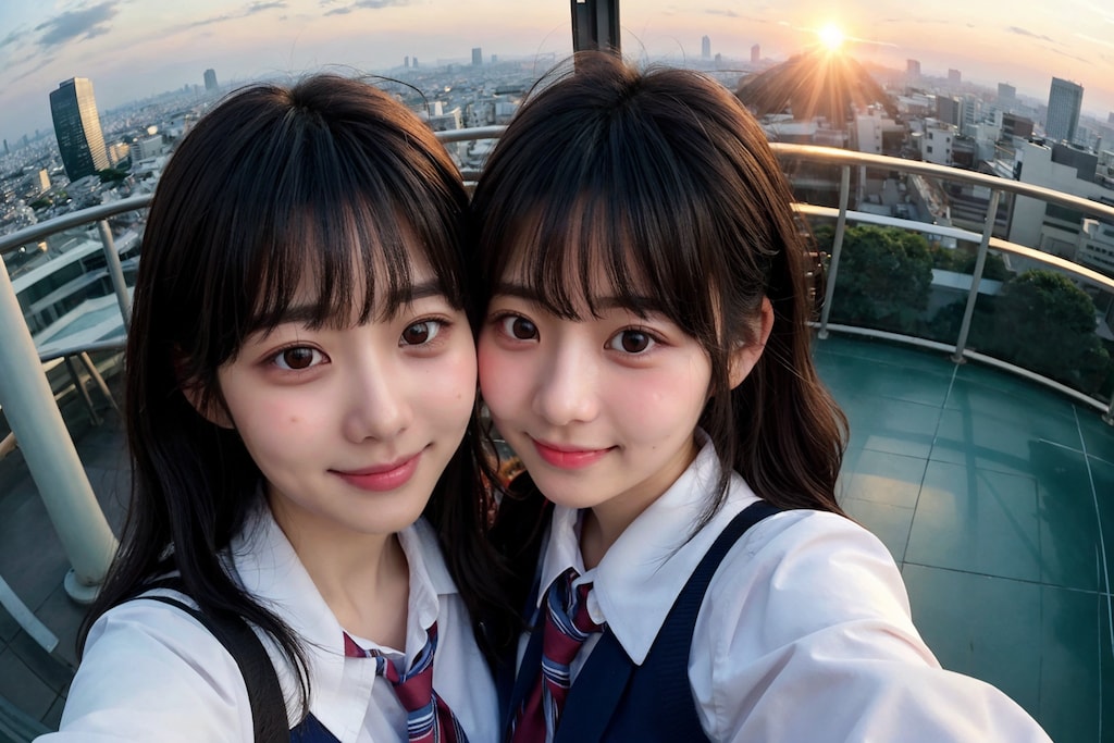 仲良し自撮り No.2