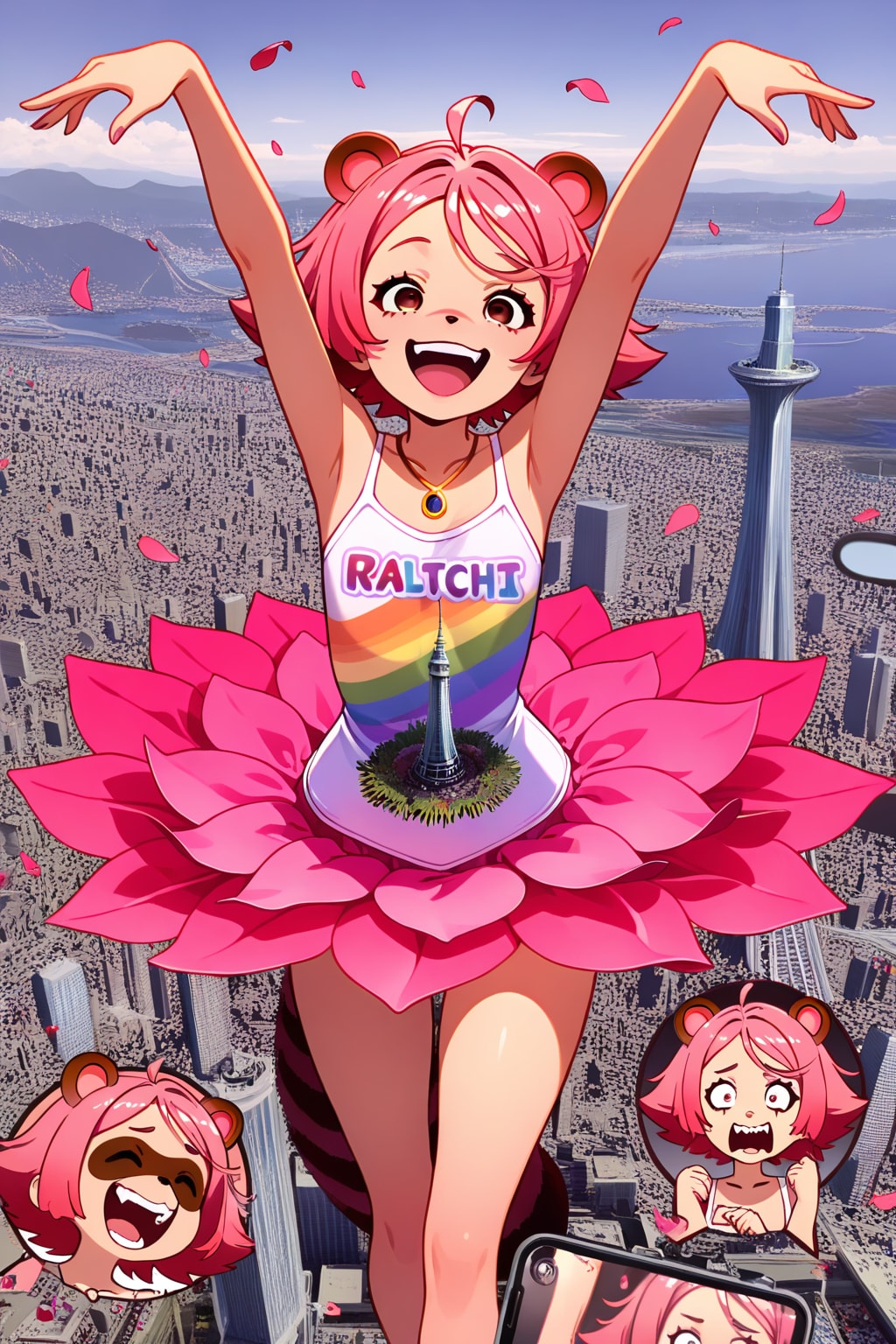 ピンク髪ちゃん