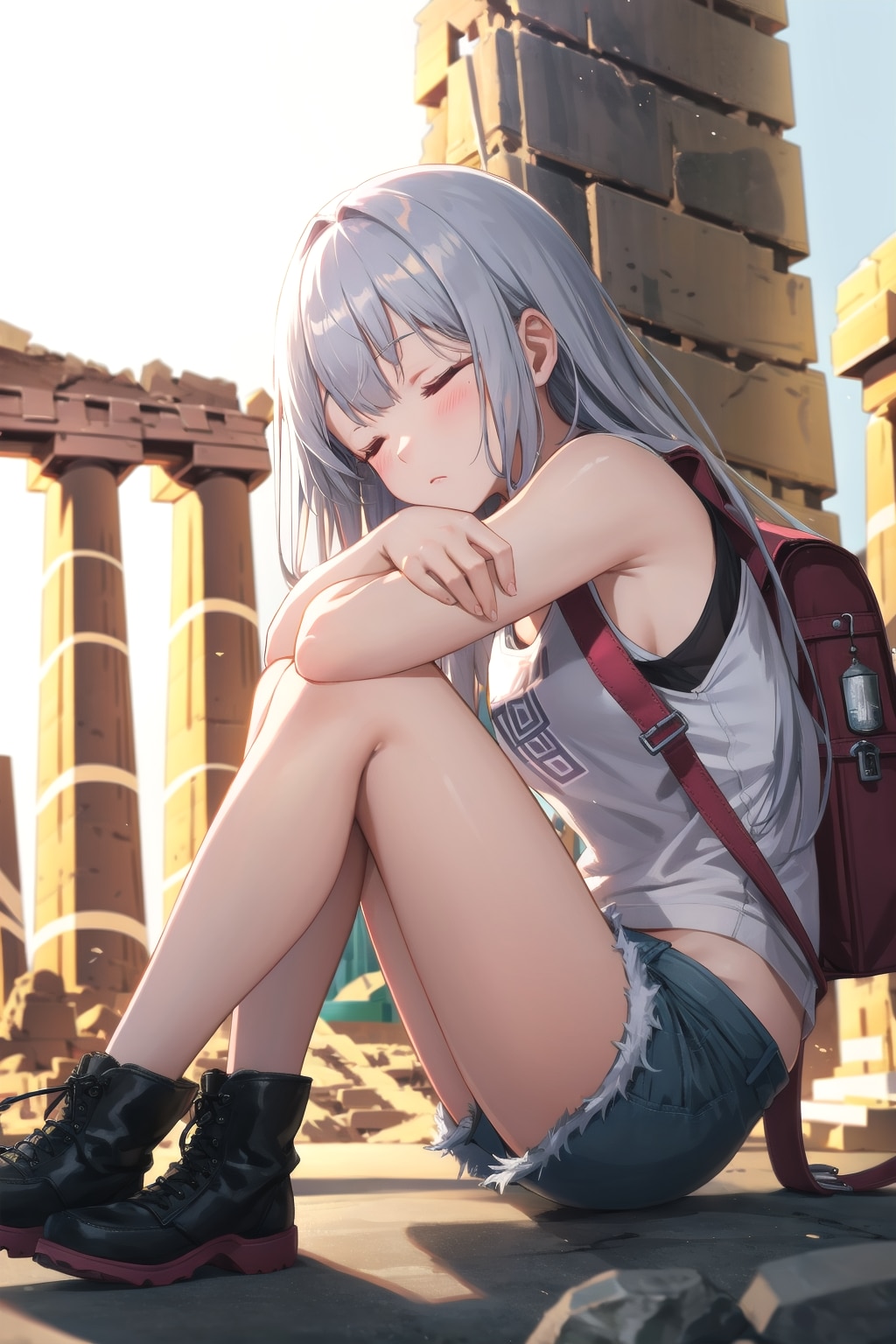 居眠りの探検者さん