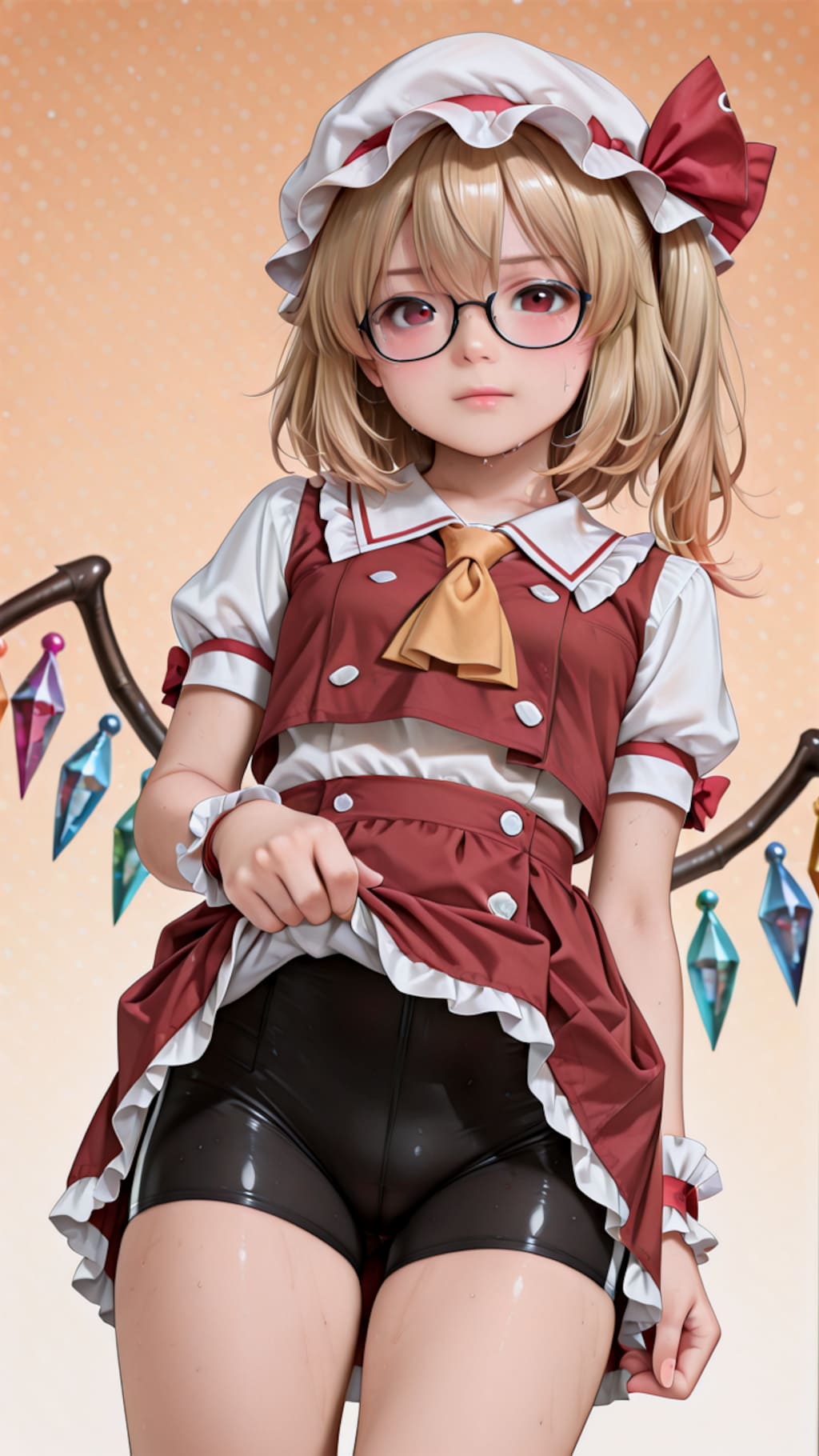 【一般】フランドールスカーレットのコスプレをする女の子