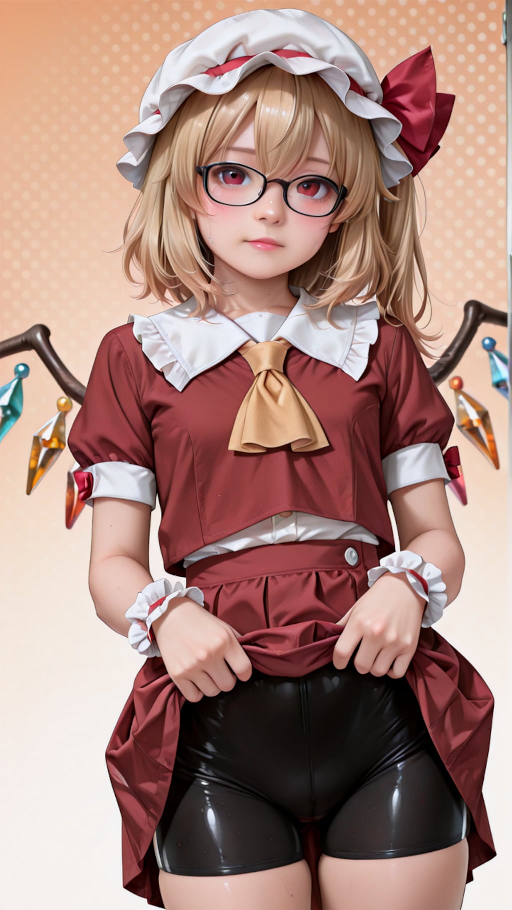 【一般】フランドールスカーレットのコスプレをする女の子