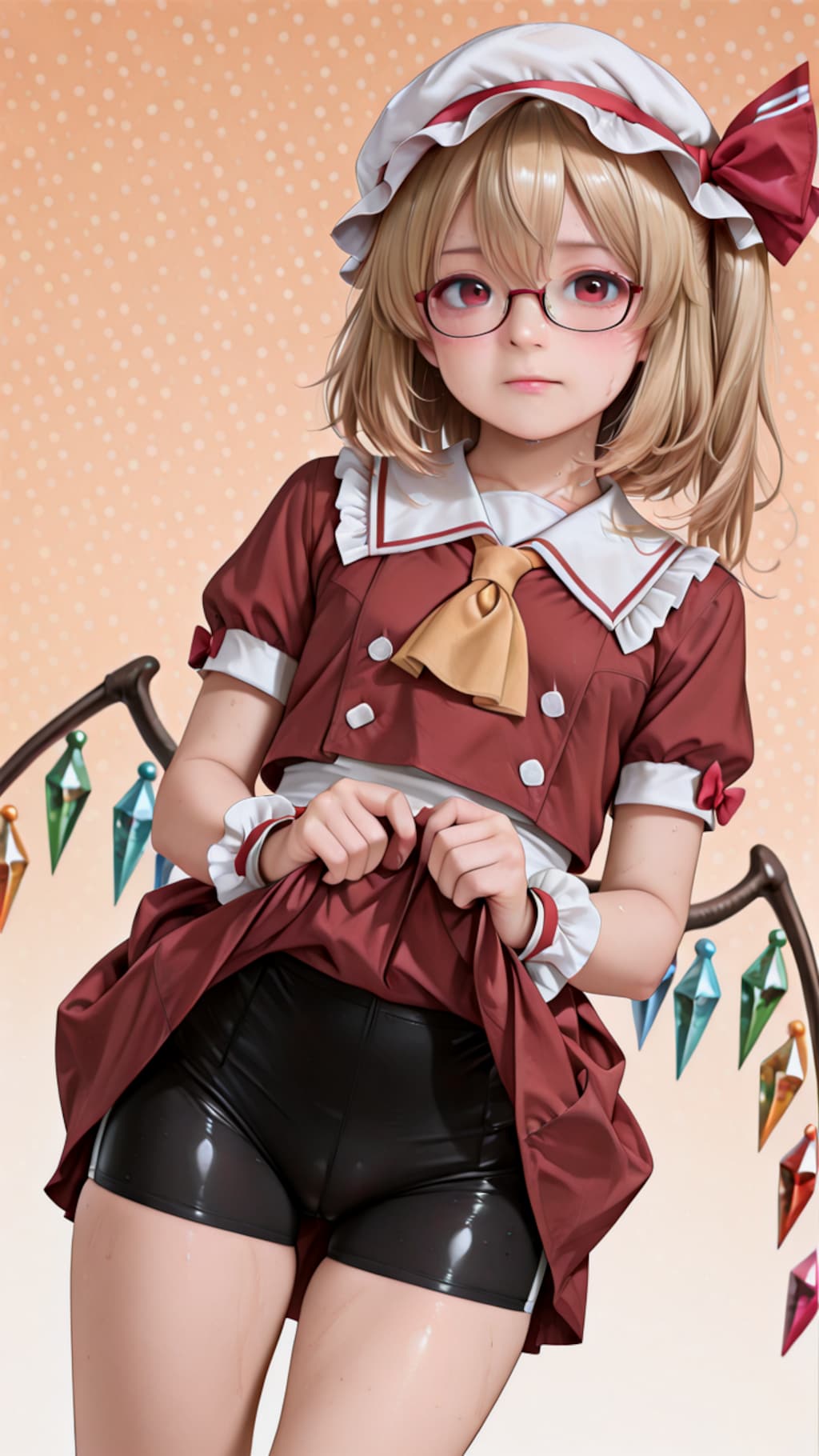【一般】フランドールスカーレットのコスプレをする女の子