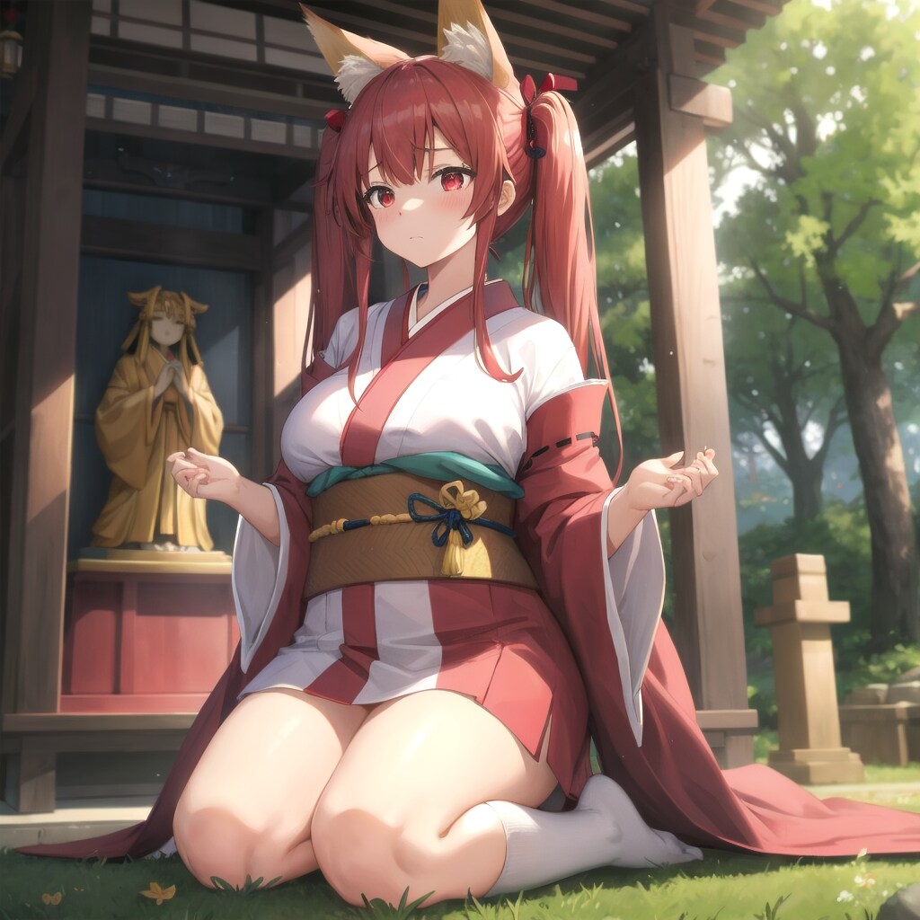 神様に祈りを捧げる