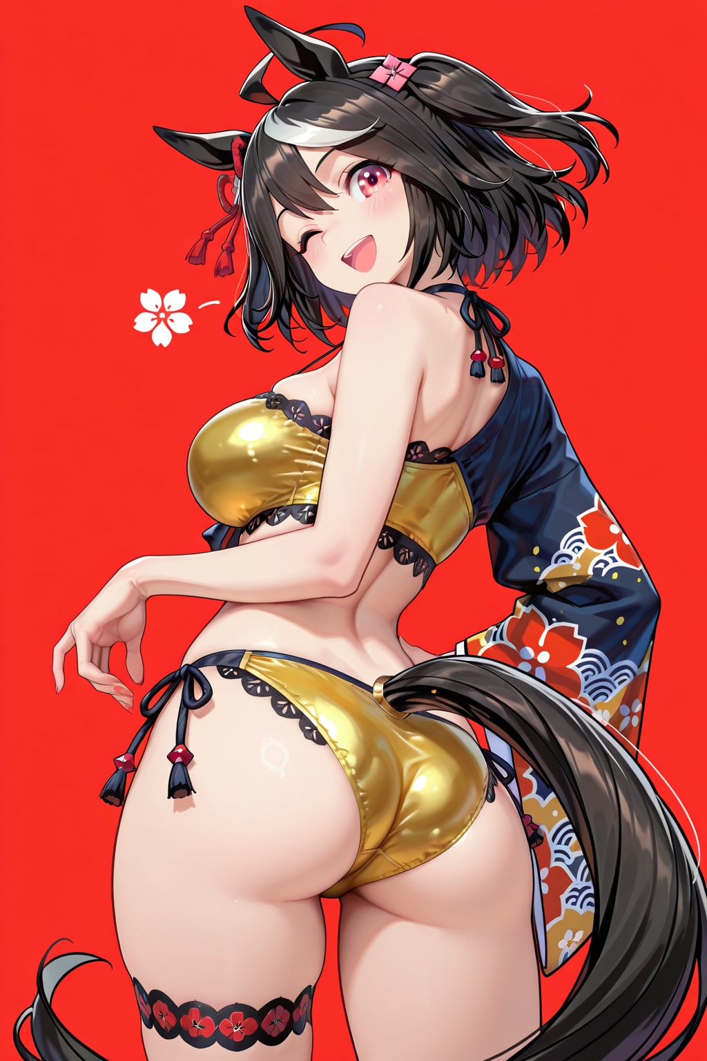 水着衣装　キタサンブラック