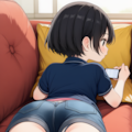 妹のショーパンから見える下着が良い!!_260629 6枚目