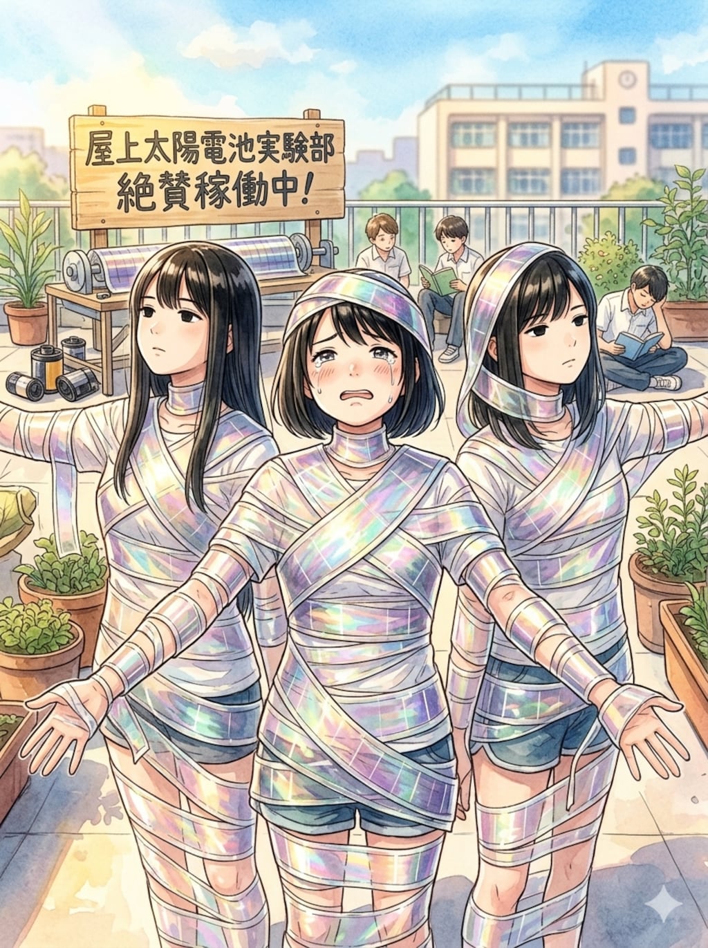 フィルム型ペロブスカイト太陽電池
