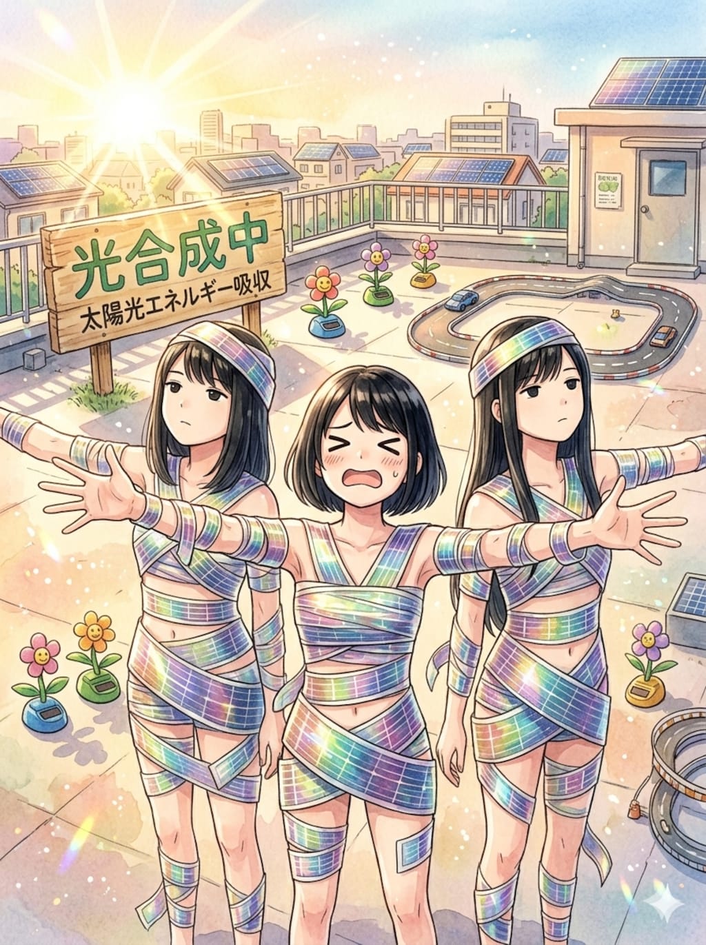 フィルム型ペロブスカイト太陽電池