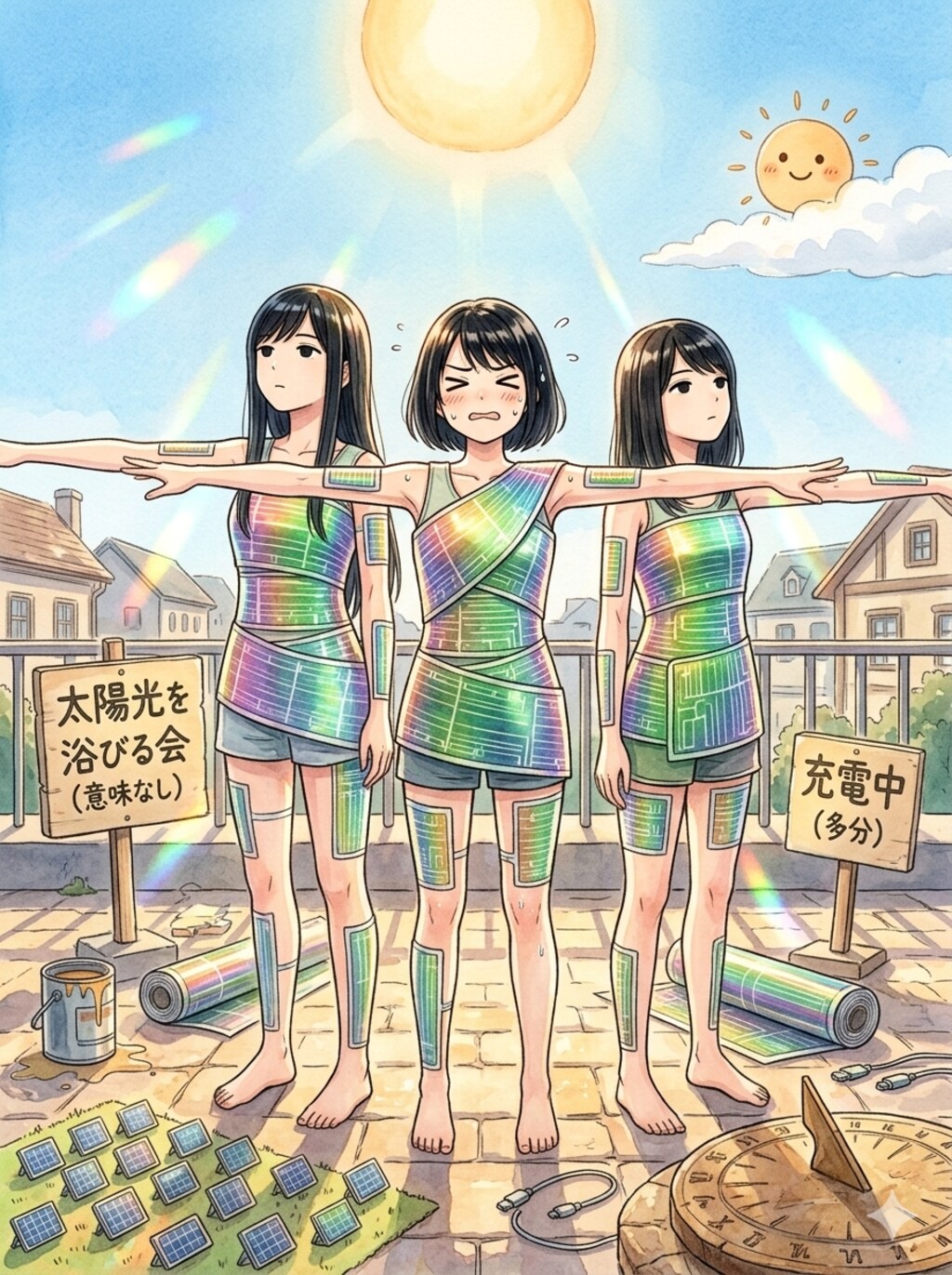 フィルム型ペロブスカイト太陽電池