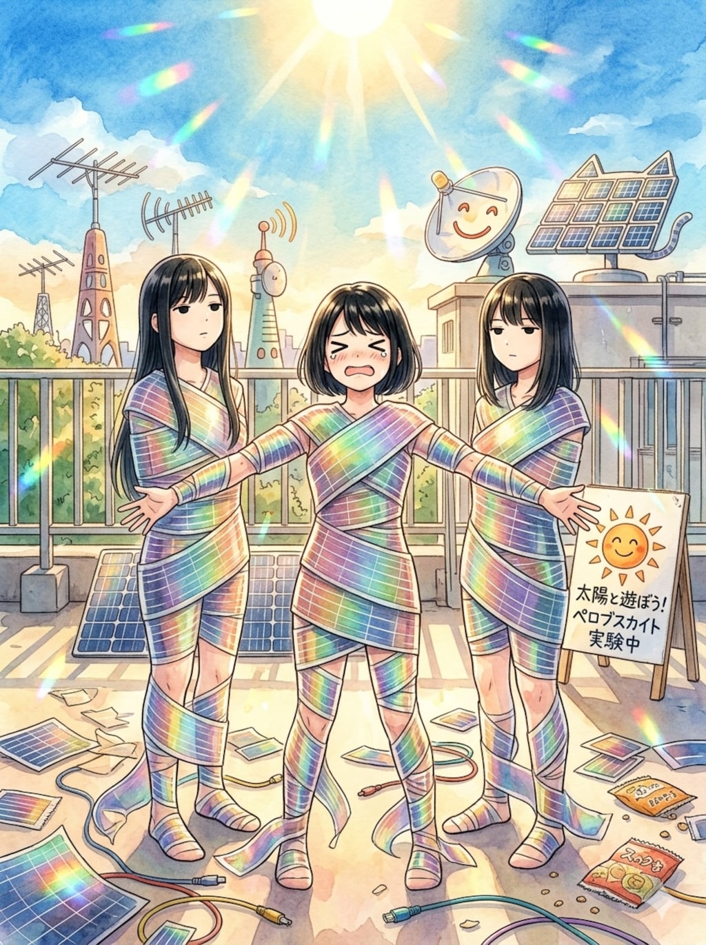 フィルム型ペロブスカイト太陽電池
