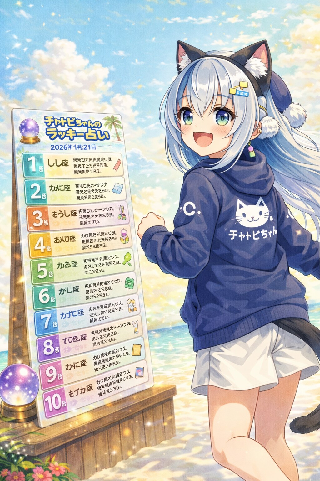 チャトピちゃん占い（01/21） | の人気AIイラスト・グラビア