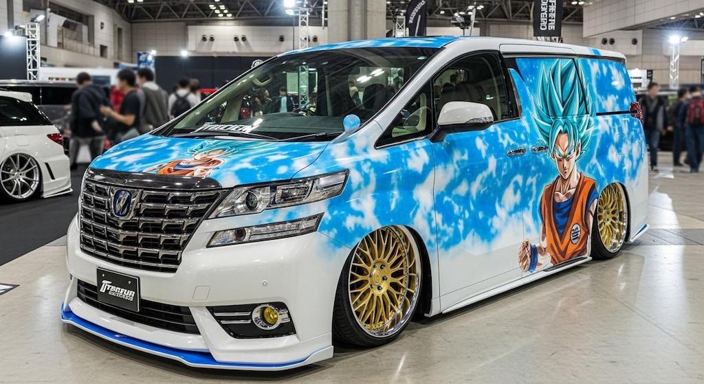 ヴェルファイアドラゴンボール痛車