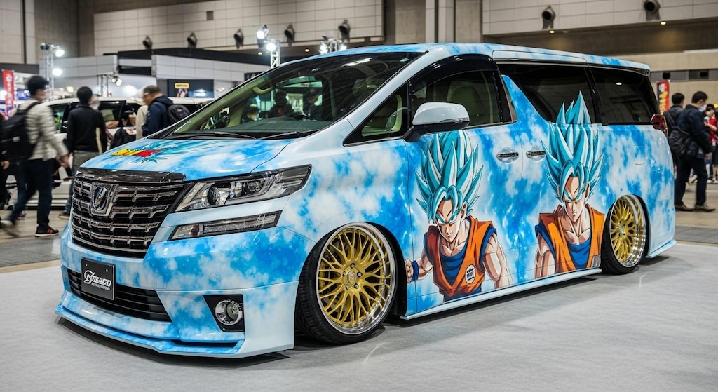 ヴェルファイアドラゴンボール痛車