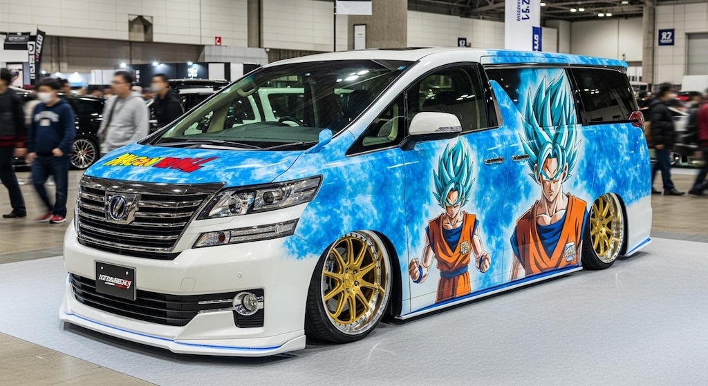 ヴェルファイアドラゴンボール痛車