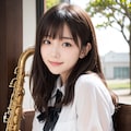 吹奏楽部の女の子 2枚目