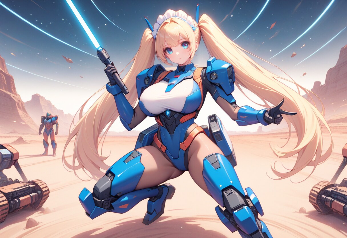 パワードスーツメイド | の人気AIイラスト・グラビア