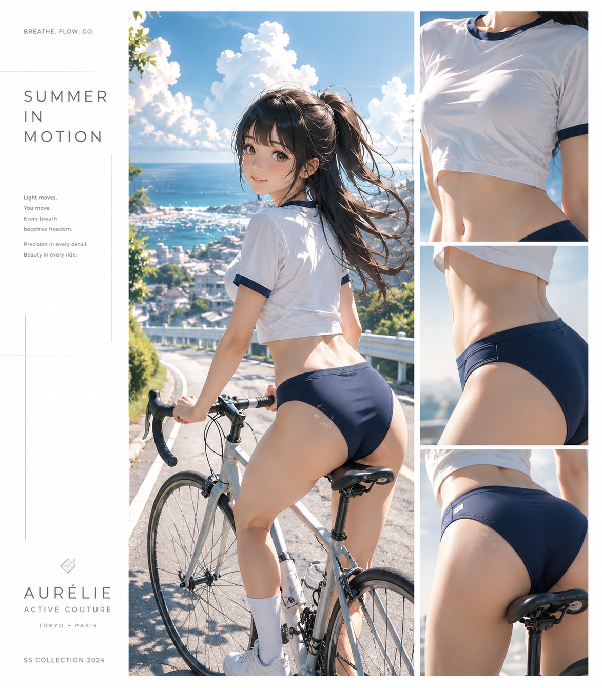 ブルマで乗る自転車