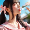 水を飲むぬまちゃん 2枚目