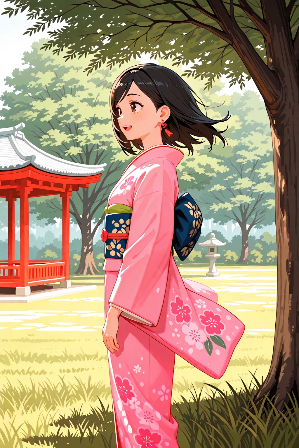 振袖娘７７ | の人気AIイラスト・グラビア