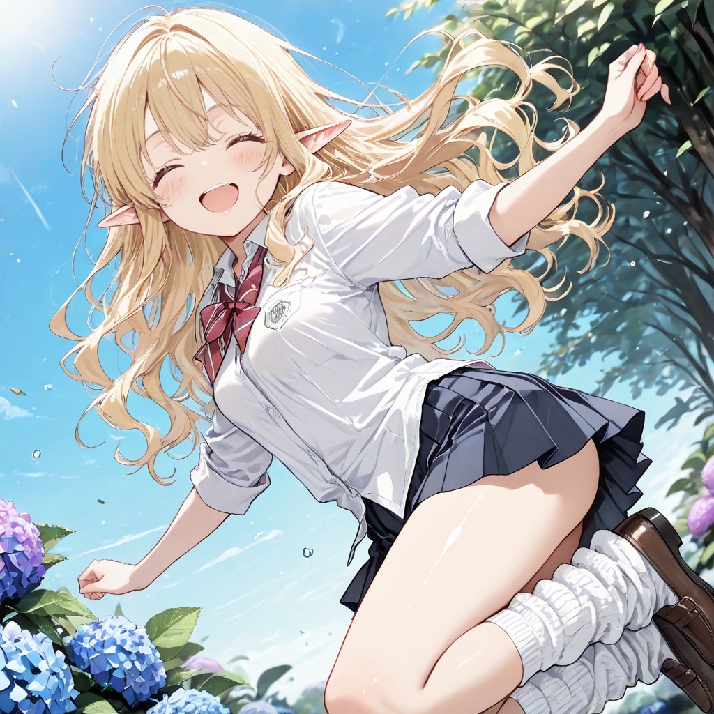 【エルフ三姉妹】ルミナちゃん【梅雨】