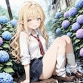 【エルフ三姉妹】ルミナちゃん【梅雨】 5枚目