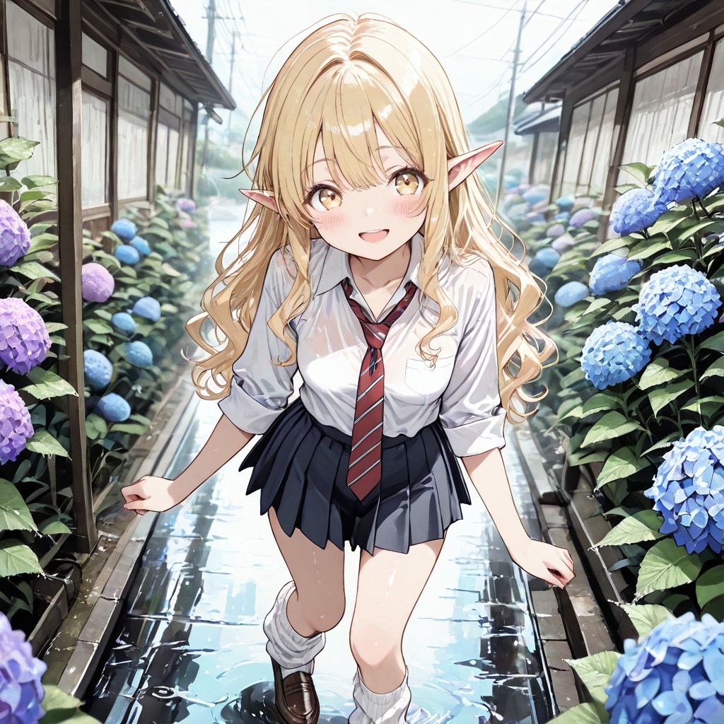 【エルフ三姉妹】ルミナちゃん【梅雨】