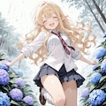 【エルフ三姉妹】ルミナちゃん【梅雨】 12枚目
