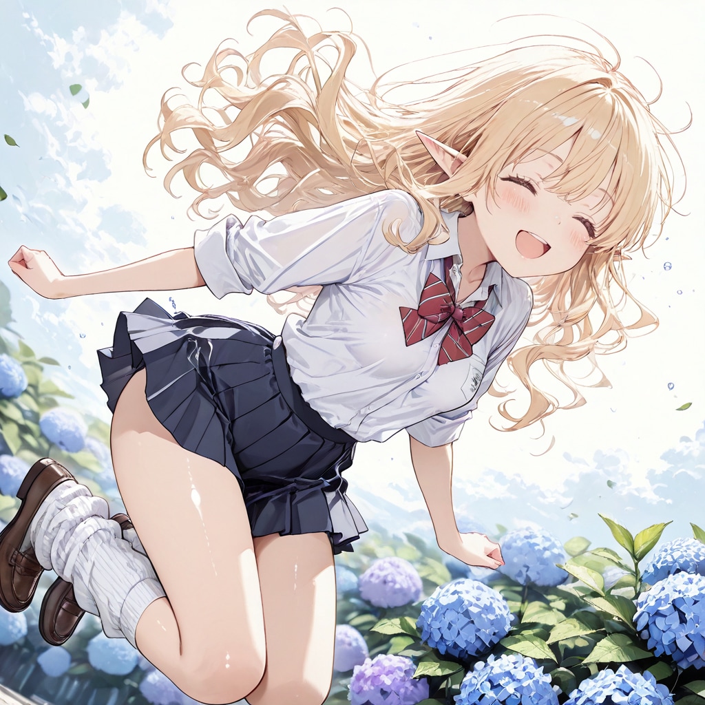 【エルフ三姉妹】ルミナちゃん【梅雨】