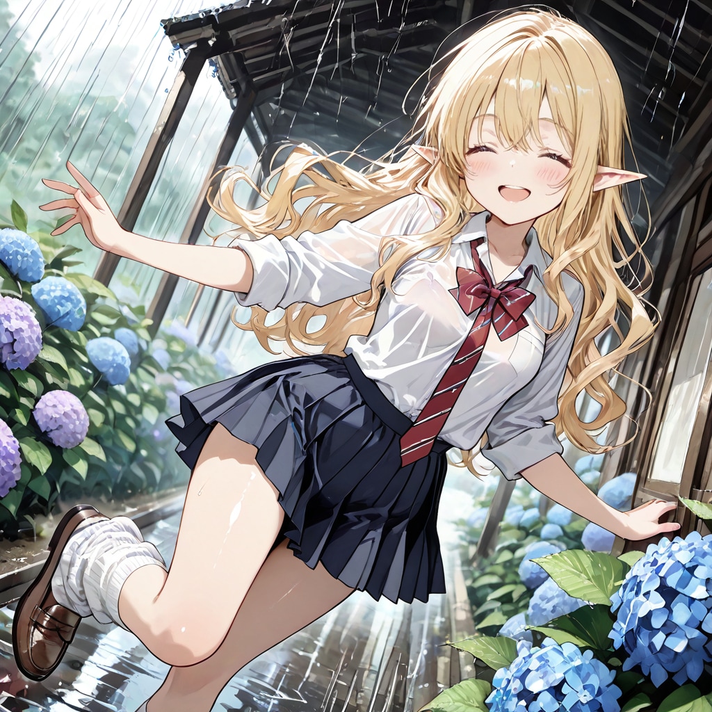 【エルフ三姉妹】ルミナちゃん【梅雨】
