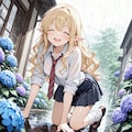 【エルフ三姉妹】ルミナちゃん【梅雨】 8枚目