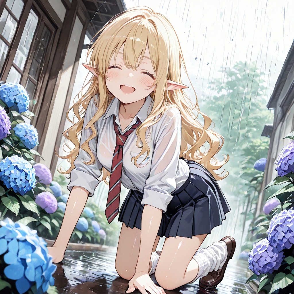 【エルフ三姉妹】ルミナちゃん【梅雨】