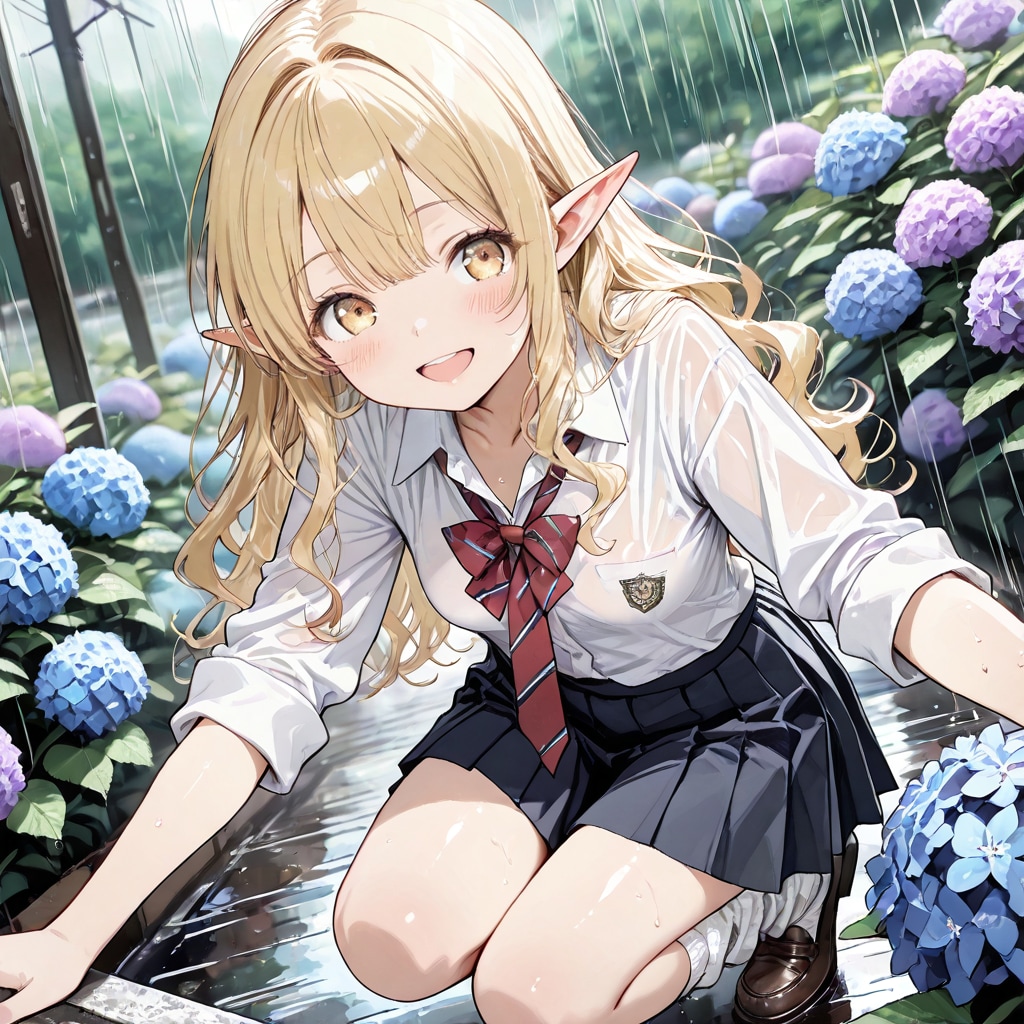 【エルフ三姉妹】ルミナちゃん【梅雨】
