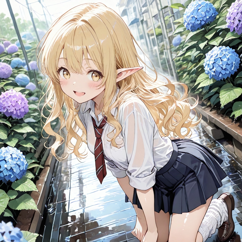 【エルフ三姉妹】ルミナちゃん【梅雨】