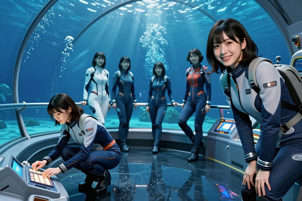 深海基地、交代ブリーフィング