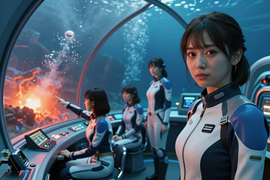 深海基地、交代ブリーフィング