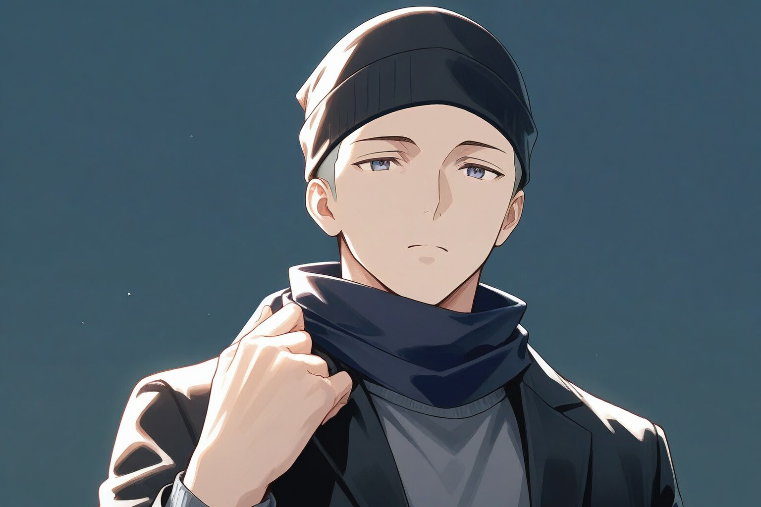 帽子の男性 23歳