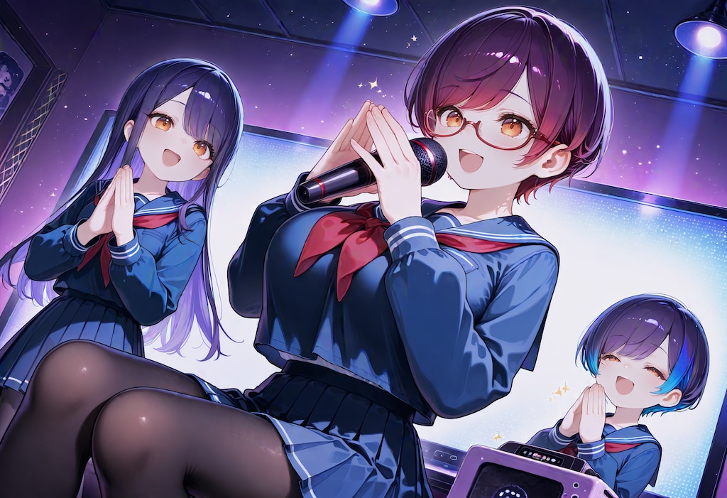 友だちとカラオケ