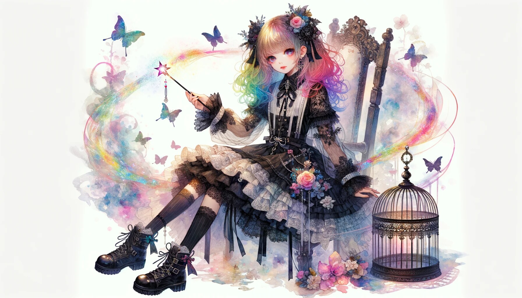 ふふ、ちょっとした魔法よ🦋