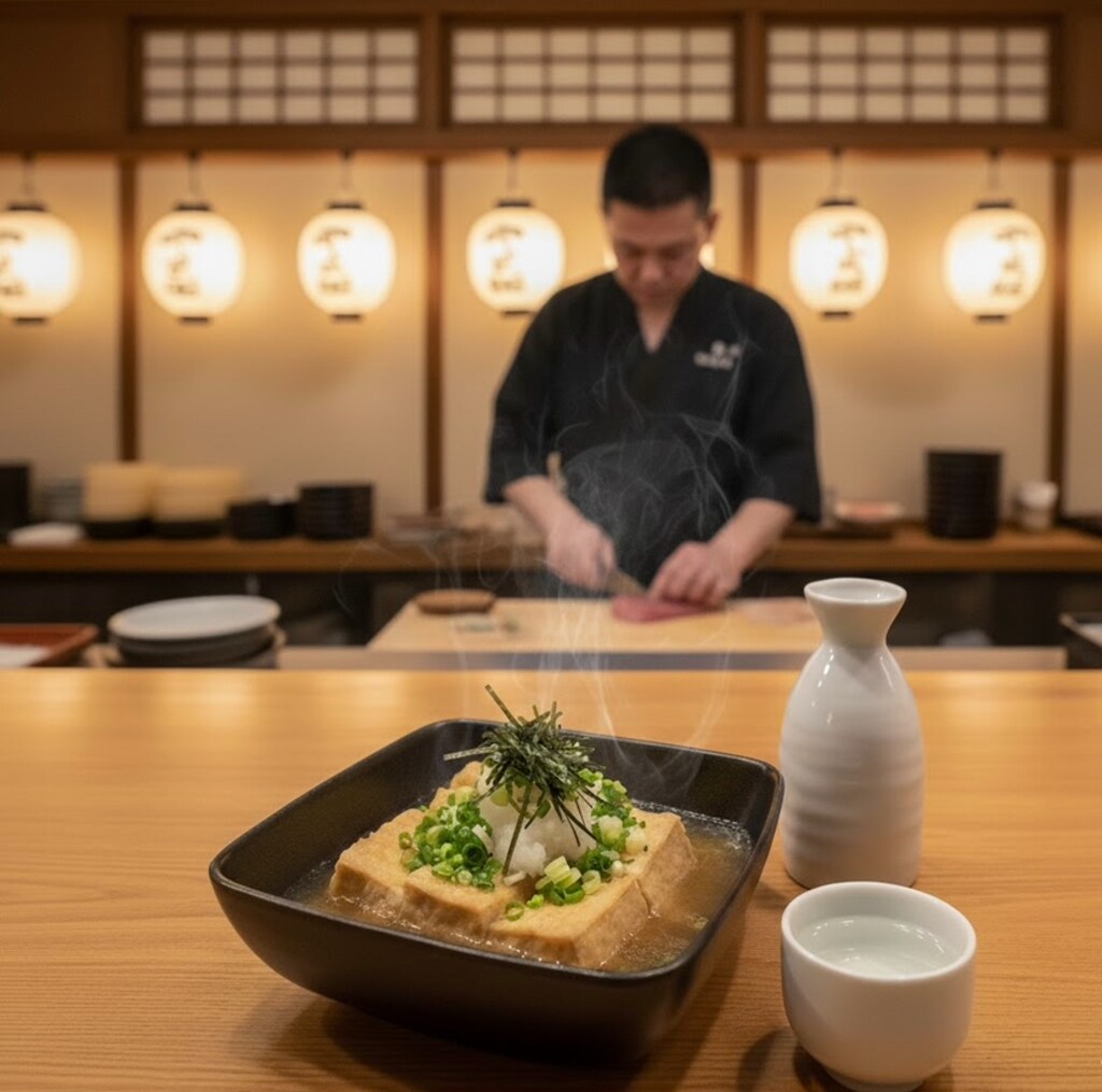 カウンターにて