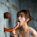 ソーセージの味見 2枚目
