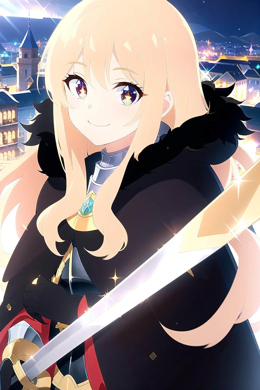 オパールで女騎士