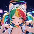 虹色チョーカー 4枚目