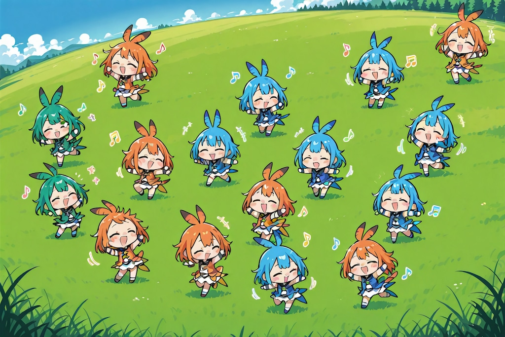 春の若葉(草)の妖精's