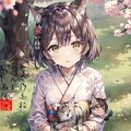 【囲炉裏端】猫神様 2枚目
