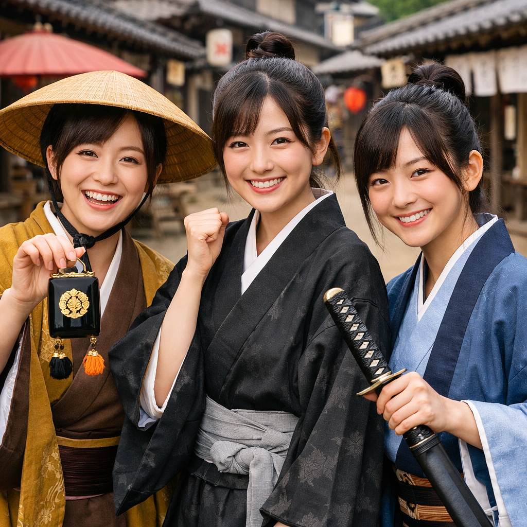 時代劇の3人娘