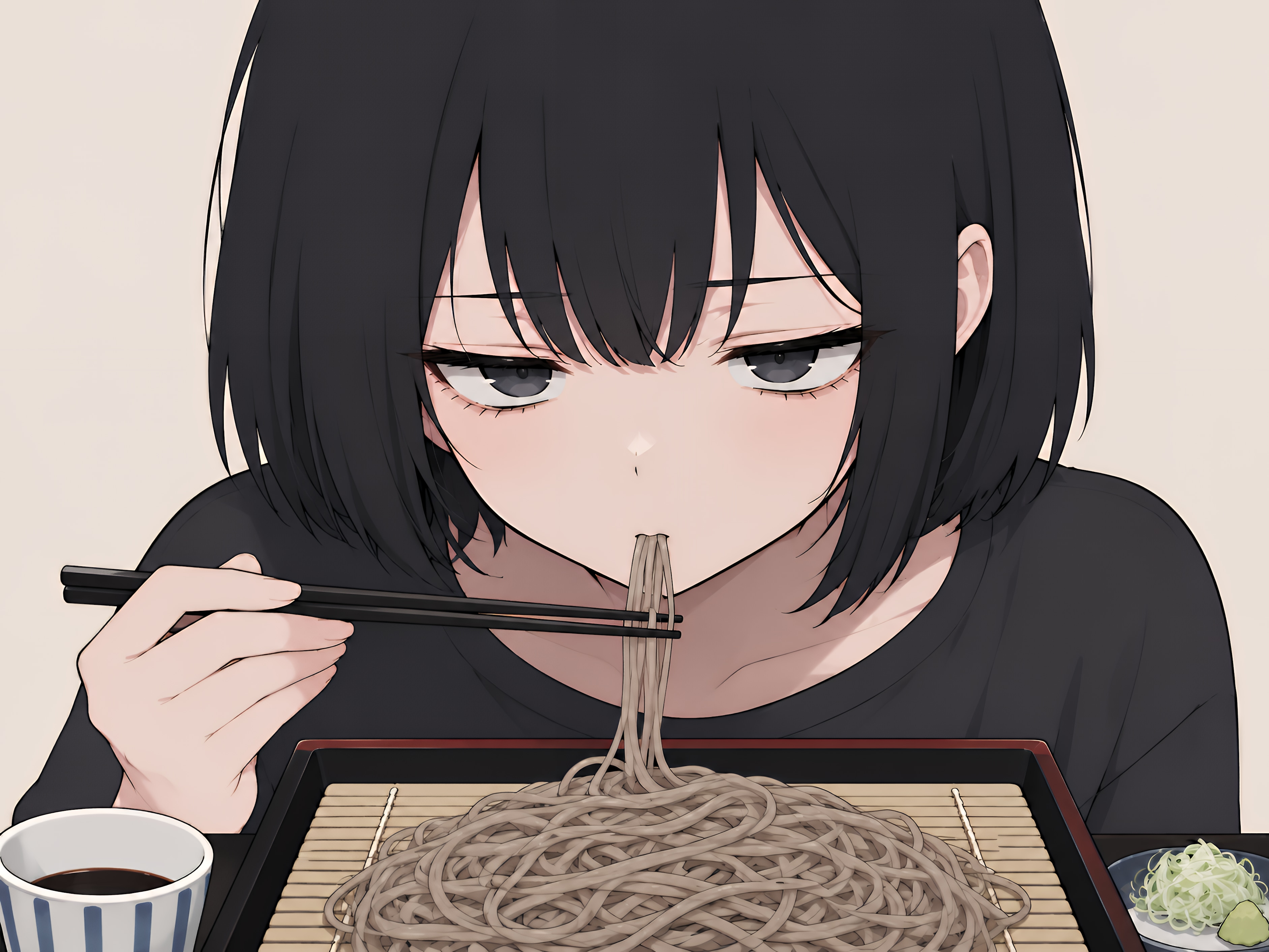 ざるそば | の人気AIイラスト・グラビア