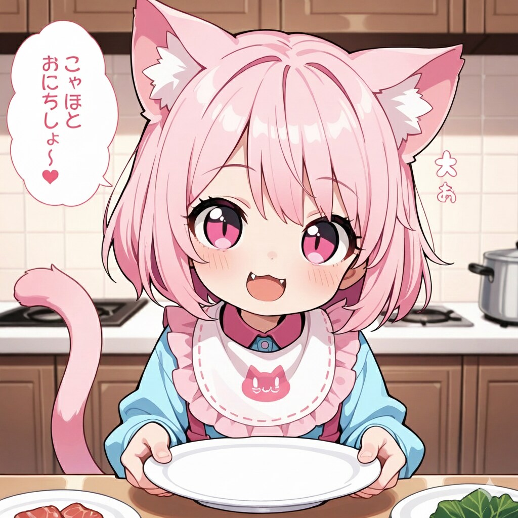 おさかにゃちょーだいにゃ♡