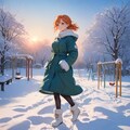 雪の日の朝(12枚) 8枚目