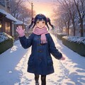 雪の日の朝(12枚) 12枚目