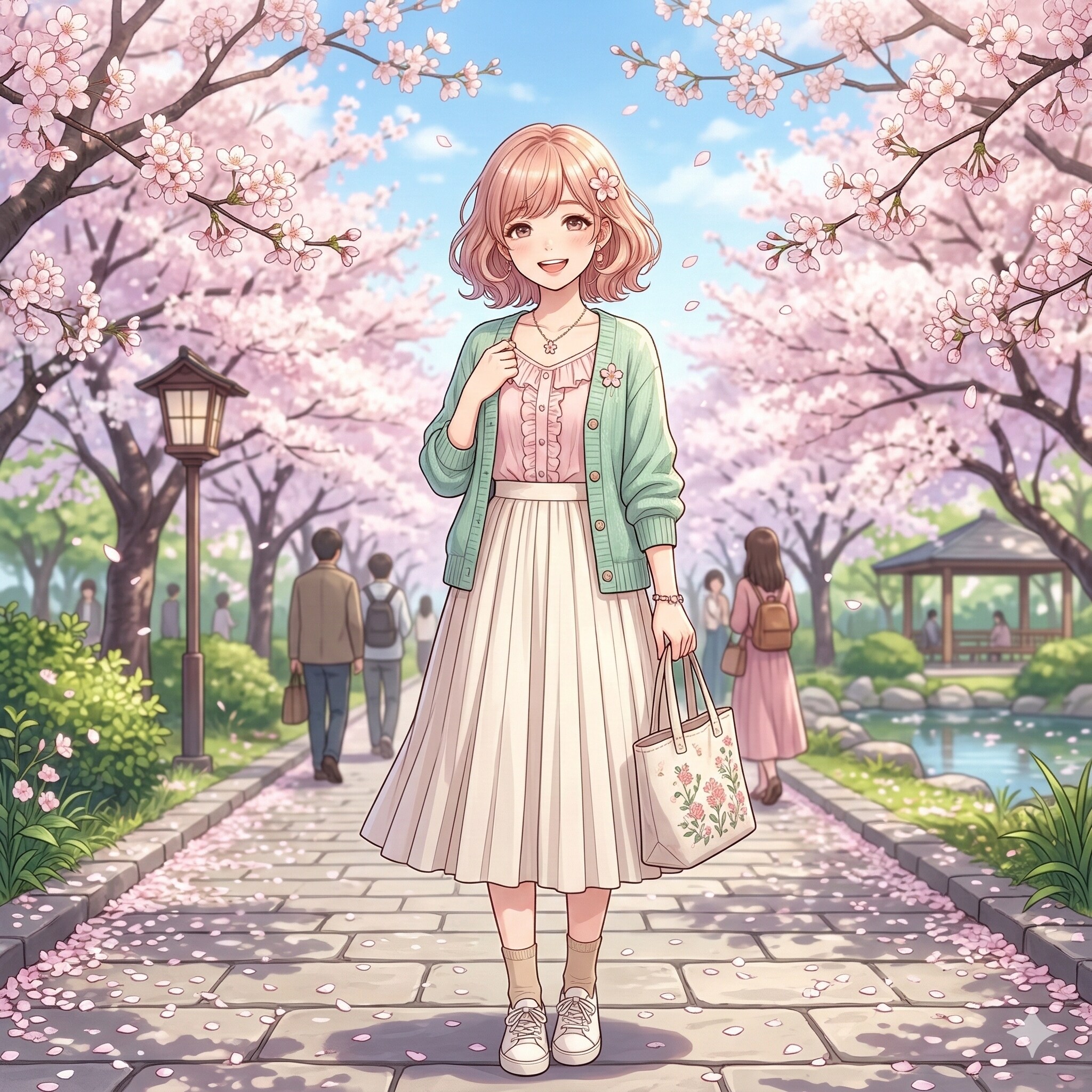 春色コーデ