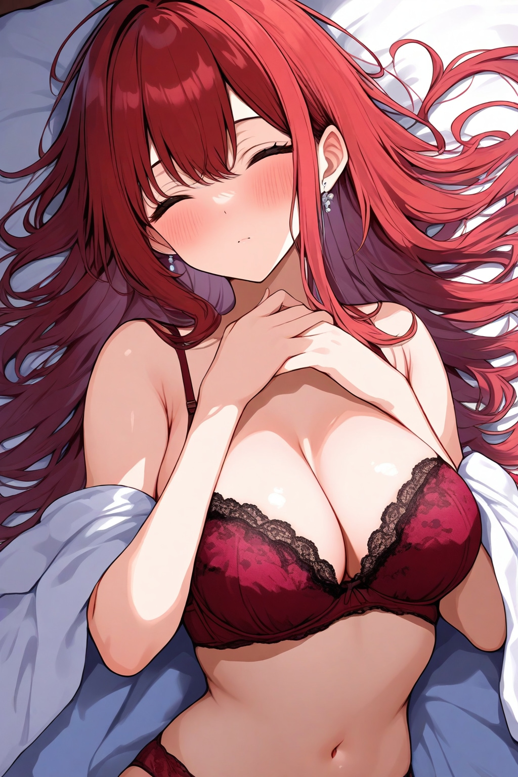 真紅のブラ